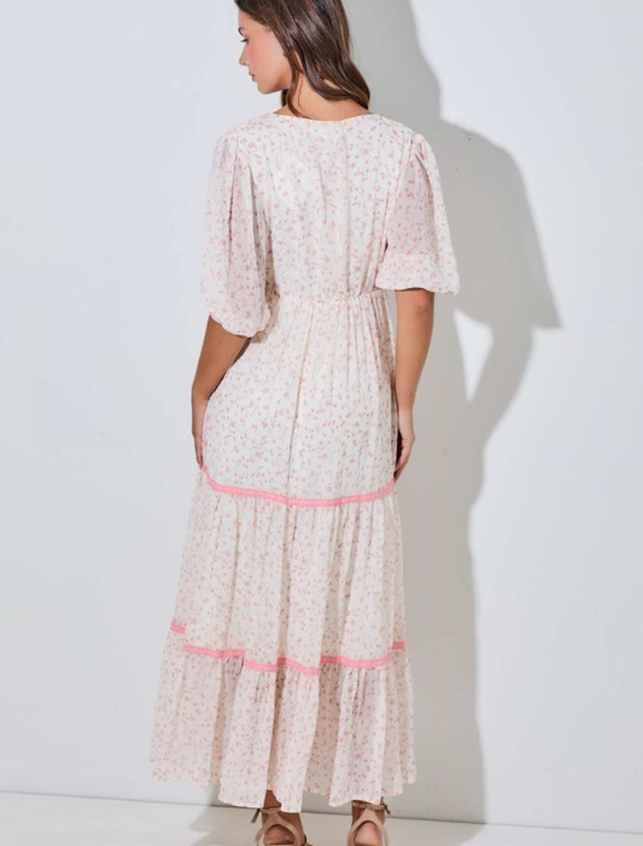 Hazel Floral Midi Dress