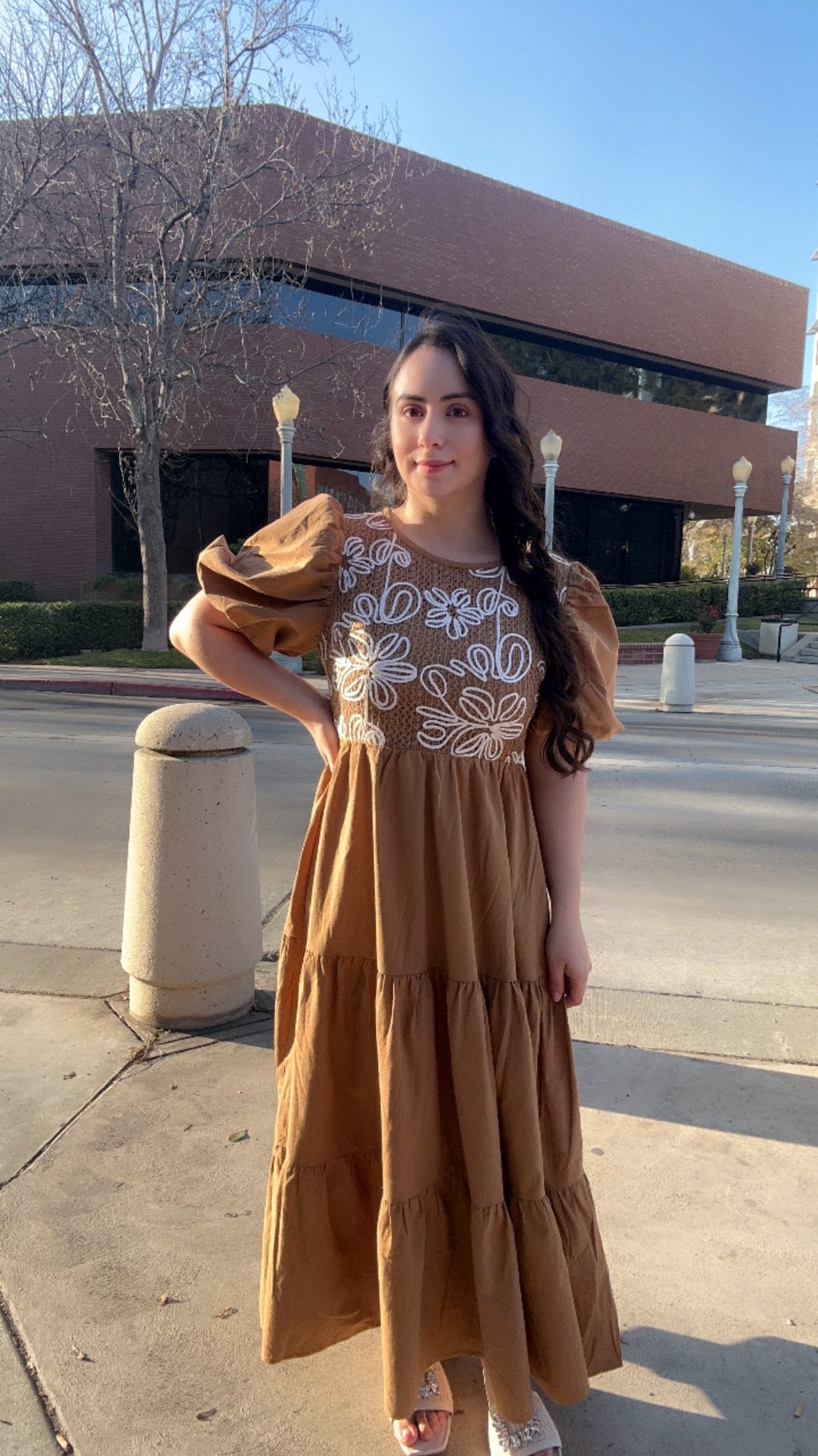 Jess Embroidered Dress