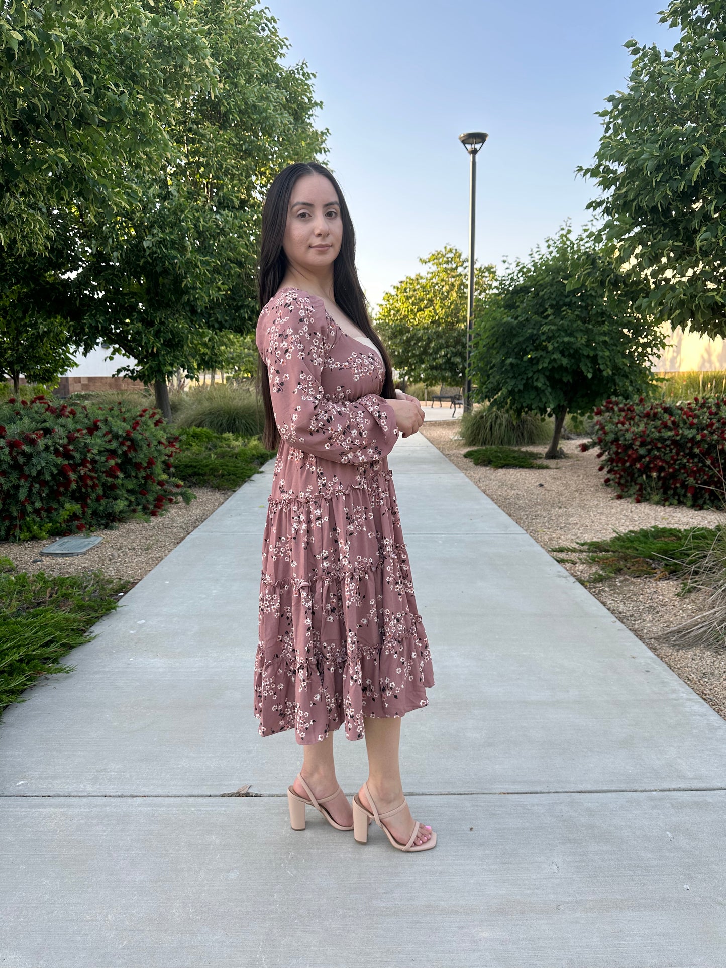 Belle Floral Midi Dress